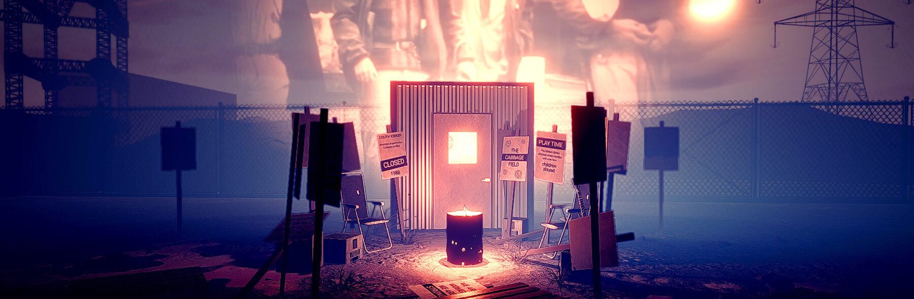 A screenshot from Revealed - The Pit Camp